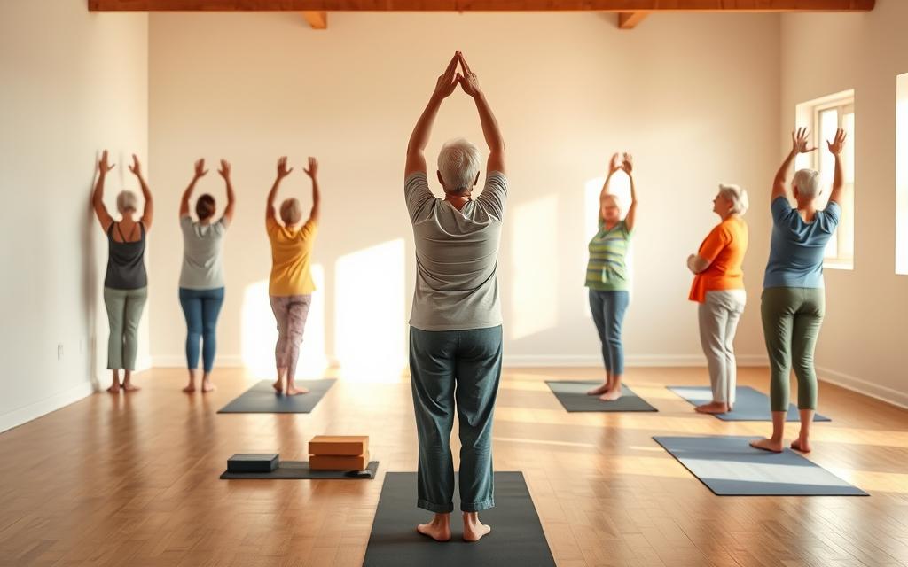 Wall Yoga for Seniors